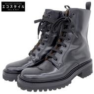 Church's GWYNETH 男士真皮繫帶側邊拉鍊靴，黑色，尺寸 36.5 和 36 1/2