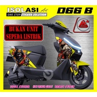 D66B full body decal sticker for Uwinfly D66b/T78B electric bike - d66b samurai2 sticker - decal for