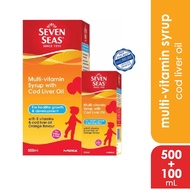 Seven Seas Multivitamin Syrup 500ml 【Free 100ml】