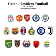 FOOTBALL DTF Logo Patch 7cm Iron-on Screen Printing Emblem T-Shirt Hoodie
