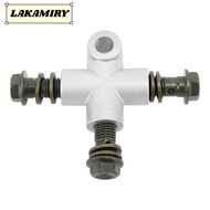 LAKAMIRY Brake Line Connector, M10 Banjo Bolt  Line Coupling Hydraulic Brake Adapter, Durable 3 Way 