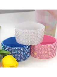 Sparkling Rhinestone Glitter Silicone Boot For Cups 20-40oz & Modern Trek Tumblers - Anti-Slip Sleev