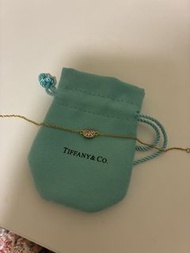 tiffany bean bracelet gold plated brass 