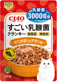 CIAO -3000億個乳酸菌夾心乾糧 - 木魚入 雞肉味 (P-254) INABA
