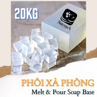 20kg SavonA Glycerin Soap Base 20kg - Glycerin Melt & Pour Soap Base 20Kg - Clear Soap Base - Opaque