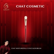 ฉัตร แปรงทรงแบนสำหรับลงครีม มอยเจอไรเซอร์ ไพรเมอร์ หรือ คอลซีลเลอร์ CHAT Moisturizer & Concealer Bru