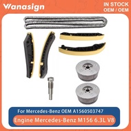 Engine Timing Set With VVT Gear Fit 6.2 6.3 L For Mercedes-Benz M156 C63 E63 W204 W211 S204 SL63 C20