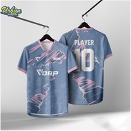 Free custom new design baju t shirt lelaki Futsal Football jersey Unisex oversize Thailand and Viral