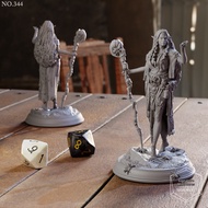 Painted Drow Elf Druid Gaming Figurine