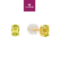 HABIB Peridot Gemstone Earrings in 585/14K Yellow Gold 457350723