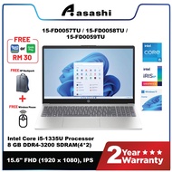 HP 15-fd0057TU l 15-fd0058TU l 15-fd0059TU Notebook -(Intel Core i5-1335G7/8G D4/512GB SSD/15.6" FHD