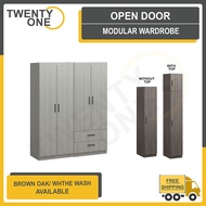 Twenty one OPEN DOOR WARDROBE (1/2/3/4/5/6 DOORS AVAILABLE)