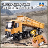 HUINA 1536 Remote Control Engineering Dump Truck 1:14 Full‑Scale Alloy 12‑CH Eight‑Wheel Heavy‑Duty 