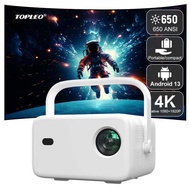 8K Projector Android 14 Portable Projector Household Ultra HD Bedroom Daytime Projection Wall