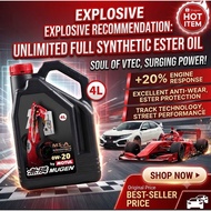 MOTUL MUGEN 0W-20 / MUGEN5W-30 MOTUL (Ori Stok) - Power Fully Syn oil 10,000km (SIRIM)