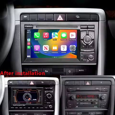 CHSTEK Android 13 Car Radio For Audi A4 S4 B6 B7 RS4 8E 8H Seat Exeo Carplay Multimedia Veido Player