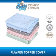 Comfy Living Playpen Topper COVER - 71 x 104 x 3cm | Topper Mattress Cover | Comfy Baby