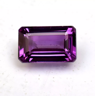 Purple Ceylon Sapphire Emerald 4.15 Ct Cut Loose Gemstone For Ring Use