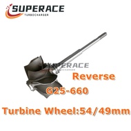 G25 Turbine Shaft Wheel G25-660 Reverse Turbocharger Parts Kit For Garrett Performance Turbo Rotor A