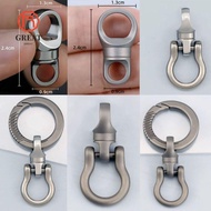 GREATMY Titanium Alloy Keychain, Ultra-light 360° Rotatable Brass Keychain,  Portable EDC Keyring Ou
