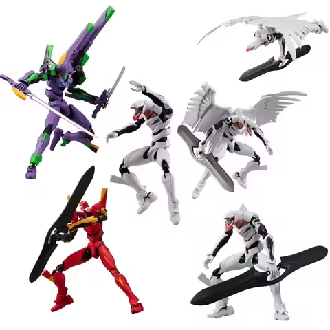 Bandai Genuine Shokugan EVA FRAME EX FRAME EX01 EVANGELION-01 EVANGELION-02 Anime Action Figures Toy