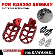 For Kawasaki KDX200 KDX 200 Segway Dirt Bike X160 X260 X 160 260 Motorcycle Accessories Foot Pegs Fo