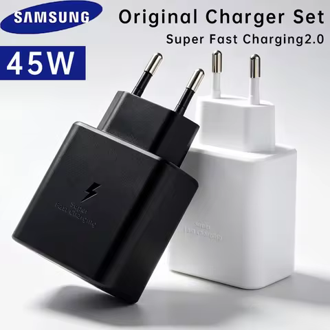 Original SAMSUNG 45W Type C Charger Cable Adapter Super Fast Charging 2.0 For Galaxy Z Fold 8 7 6 Ul