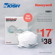 [Pack of 20 pcs/box] Honeywell H801 N95 Particulate Disposable Mask (NIOSH)