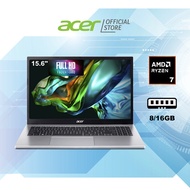 [AMD Ryzen 7]Aspire 3 A315-44P-R898/R83V(Silver)15.6-inch FHD Display Laptop | 8/16GB RAM