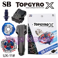 SB Top Gyro X UX-11 Impact Drake Dragon God9-60LR Xtreme Gear Sports Beyblade X With Launcher S3 Bra