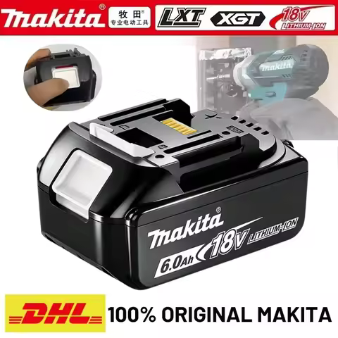 100% original Makita 18V battery 6.0Ah 9.0AH rechargeable battery, Makita BL1840 BL1830B BL1830B pow