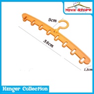GANTUNGAN 8-hole comb hanger - 8-hole plastic Clothes hanger - 38 cm Clothes hanger