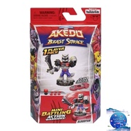 (2 Pcs Mix) Akedo Beast Strike Includes Player Pack Plus Battle Controller - Children's Toys