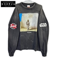 Saint Michael x 星際大戰 SM-HR8-0000-C64 達斯維達 SW 長袖T卹 XL [二手]
