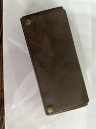 Leather Route 66 vintage style wallet