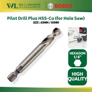 BOSCH  Pilot Drill Plus HSS-Co 65mm/85mm/Pilot drill for hole saw / BOSCH pilot drill bit / mata hol