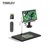 【🔥 Shipping from local🔥】TOMLOV กล้องจุลทรรศน์ดิจิตอล TM4K Max 4K 10.1 "กล้องจุลทรรศน์ดิจิตอล2000X52M