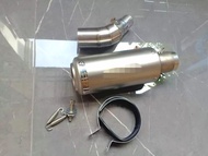 ชุดท่อสลิปออนผลิตจากวัสดุสแตนเลสเกรด 304 สวม 2นิ้ว รุ่น YAMAHA R3(ยามาฮ่า อาร์3) MT03(เอ็มที03) +ปลา