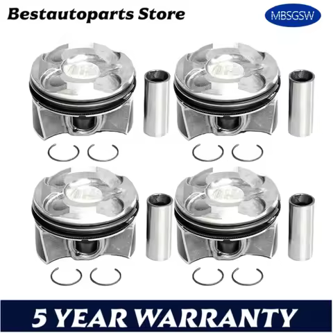 STD Engine Piston & Ring Set For BMW CITROEN MINI PEUGEOT 1 3 C3 C4 DS3 DS4 DS5 1.6L 1.6T L4 16V GAS