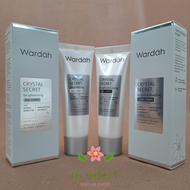 Wardah Crystal Secret Day & Night cream spf 35PA+++ 15ml/Paket wardah cream siang malam/krim wardah/