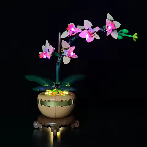 LYBMTWF LED Lighting Kit Compatible with Lego 10343 Mini Orchid Blocks (NOT Include The Model Bricks