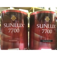 5L Sunlux 7700 Red Black Oxide Primer Cat Besi Anti Rust Undercoat