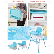 ALX (CLEAR STOCK) 4 in 1 Multipurpose Baby High Chair Adjustable Height 4 Months to 8 Years Old Port