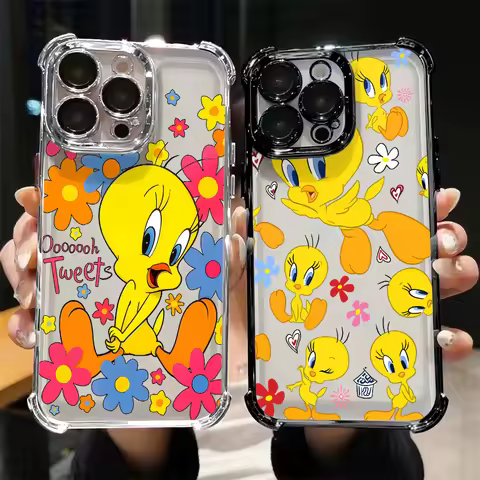 Cute Tweetys Plating Phone Case For Huawei Honor X6d 600 x8d X5c X7d Magic7 Play10 400 X9d X6c Pro L