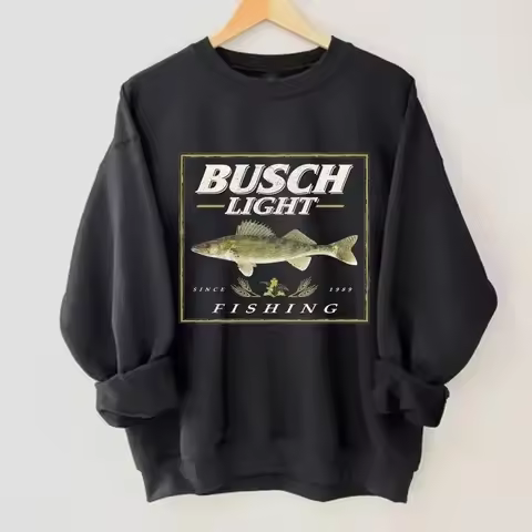 Burch Light Fishing Apparel T-Shirt Sweatshirt Hoodie Walleye Shirt Unisex Streetwear Casual Vibrant
