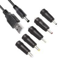 [Over 2 Pcs] USB to dc Round Hole 5.5/4.0/3.5/3.0/2.5 Table Lamp Toy Router 5V Charging Cable 5 Conn
