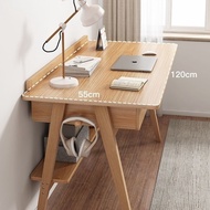 Solid Wood Computer Table Study Table  With Drawers  80/100/120cm  Office Table Table