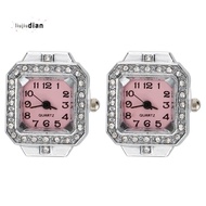 【liujiudian】2 Pcs 20mm Square Ring Watch Finger Watch Finger Ring Watch New TOP