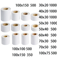 Thermal Sticker Various sizes Thermal Paper Barcode Label Sticker Price Label Product Label Sticker Paper