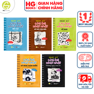 Combo sách Nhật Ký Chú Bé Nhút Nhát tập 6-10 Diary of a Wimpy Kid - Phiên bản tiếng Việt
